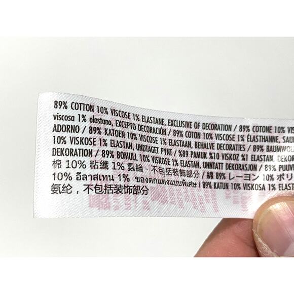 Disney Pixar Turning Red Corduroy Button Front Skirt Womens Plus 1X Panda Mei - Picture 7 of 7